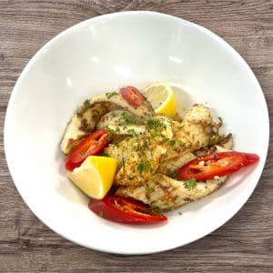 Garlic & Chili Calamari Squid Fillets   (GF)