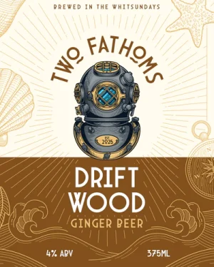 Drift Wood Ginger Beer Cans