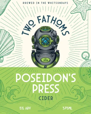 Poseidon's Press Apple Cider Cans