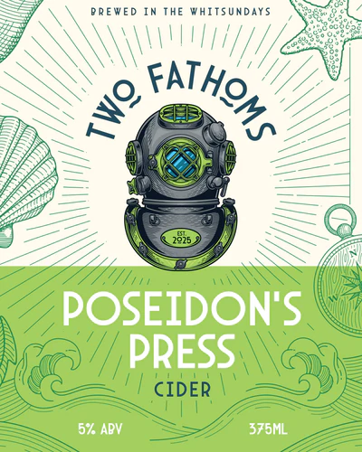 Poseidon's Press Apple Cider Cans