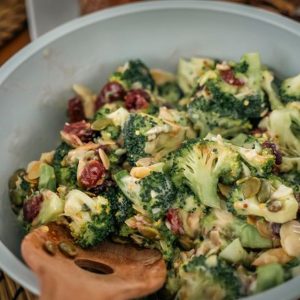 Broccoli & Cranberry Salad (Vegetarian)