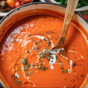 Smoked Tomato Soup (Vegetarian)