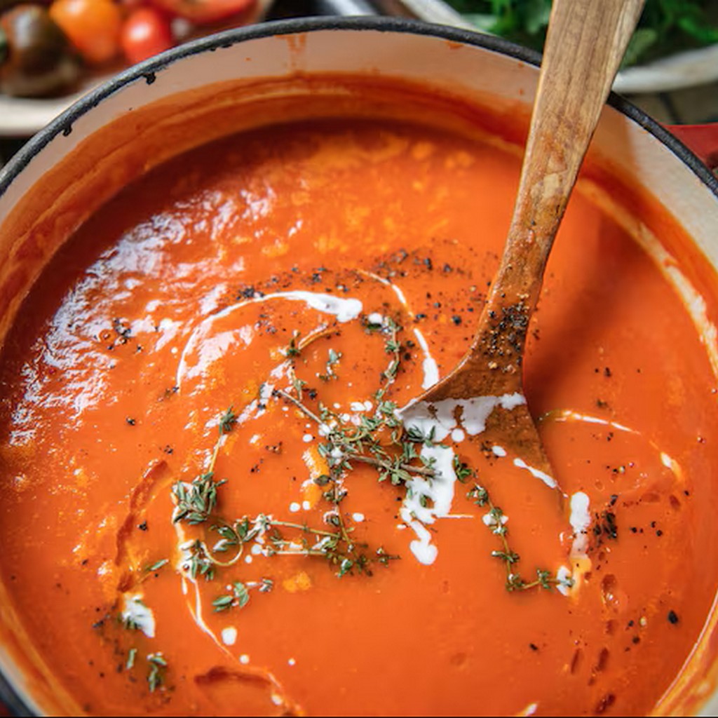 Smoked Tomato Soup (Vegetarian)